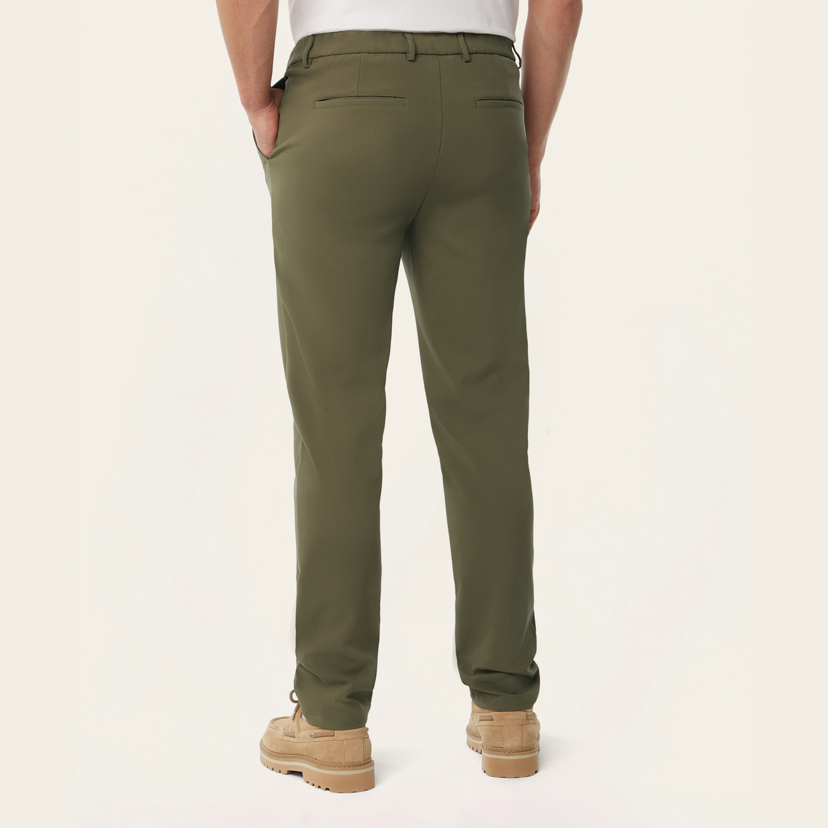 Regular Travel Pants Olive