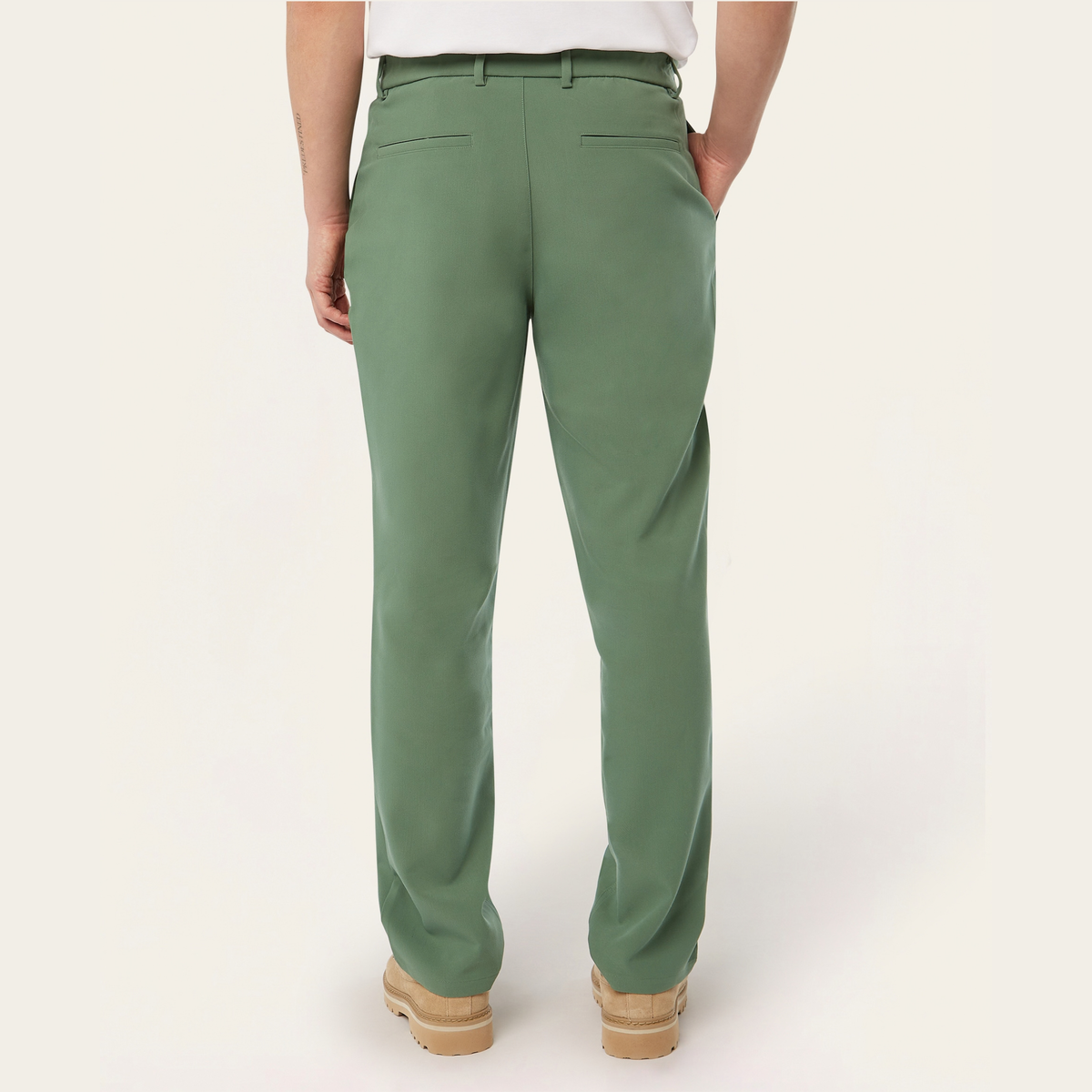 Straight Classic Pants Grass Green