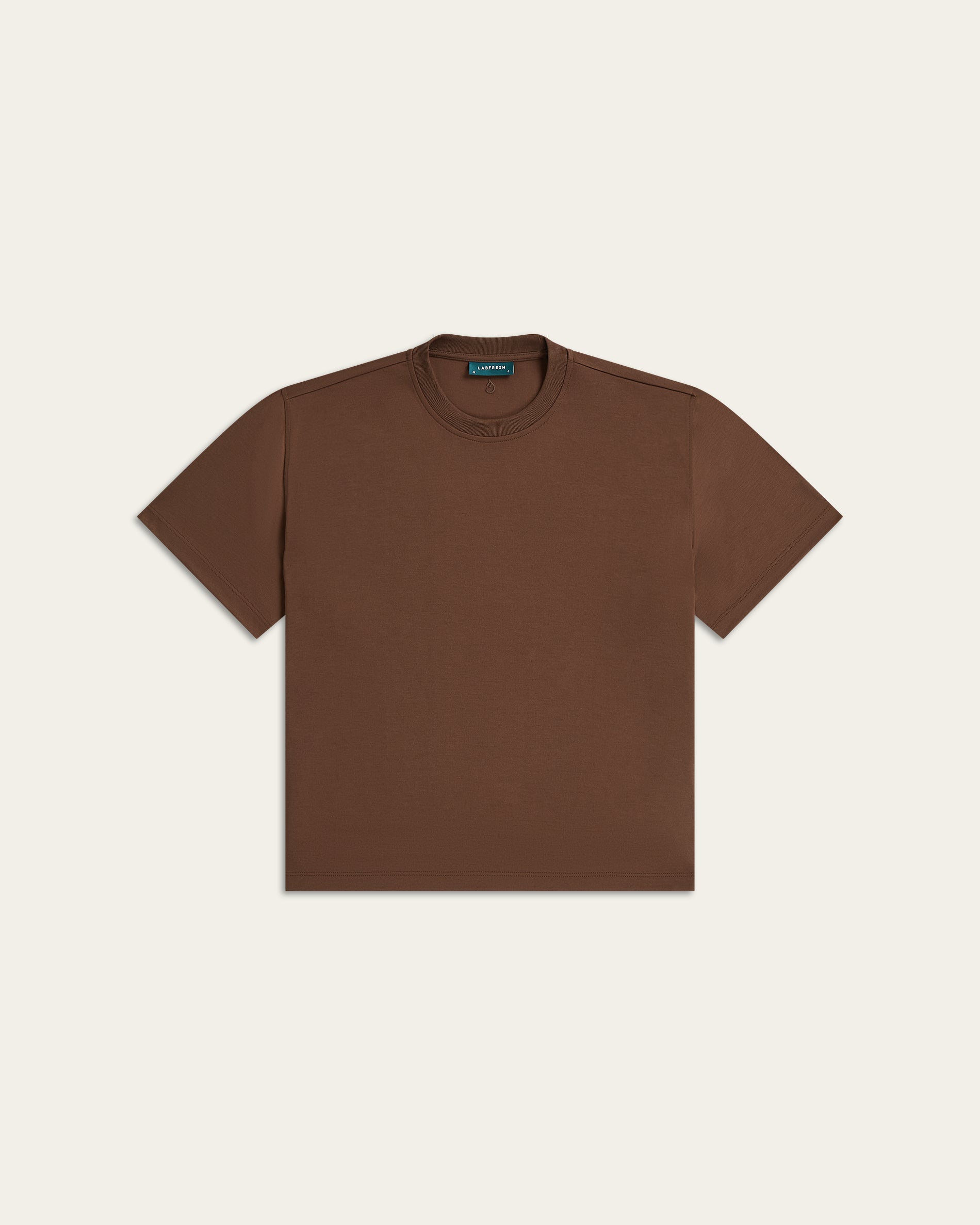 Boxy Fit T-shirt - Brown