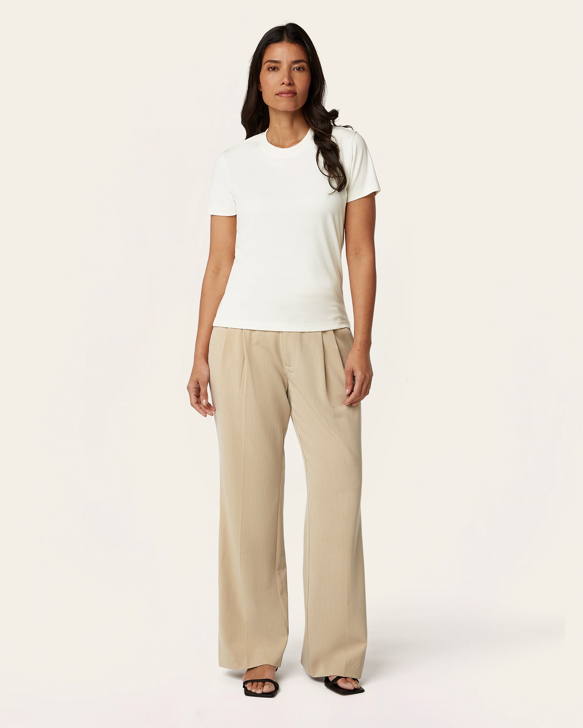 Slim Fit T-shirt - Off white