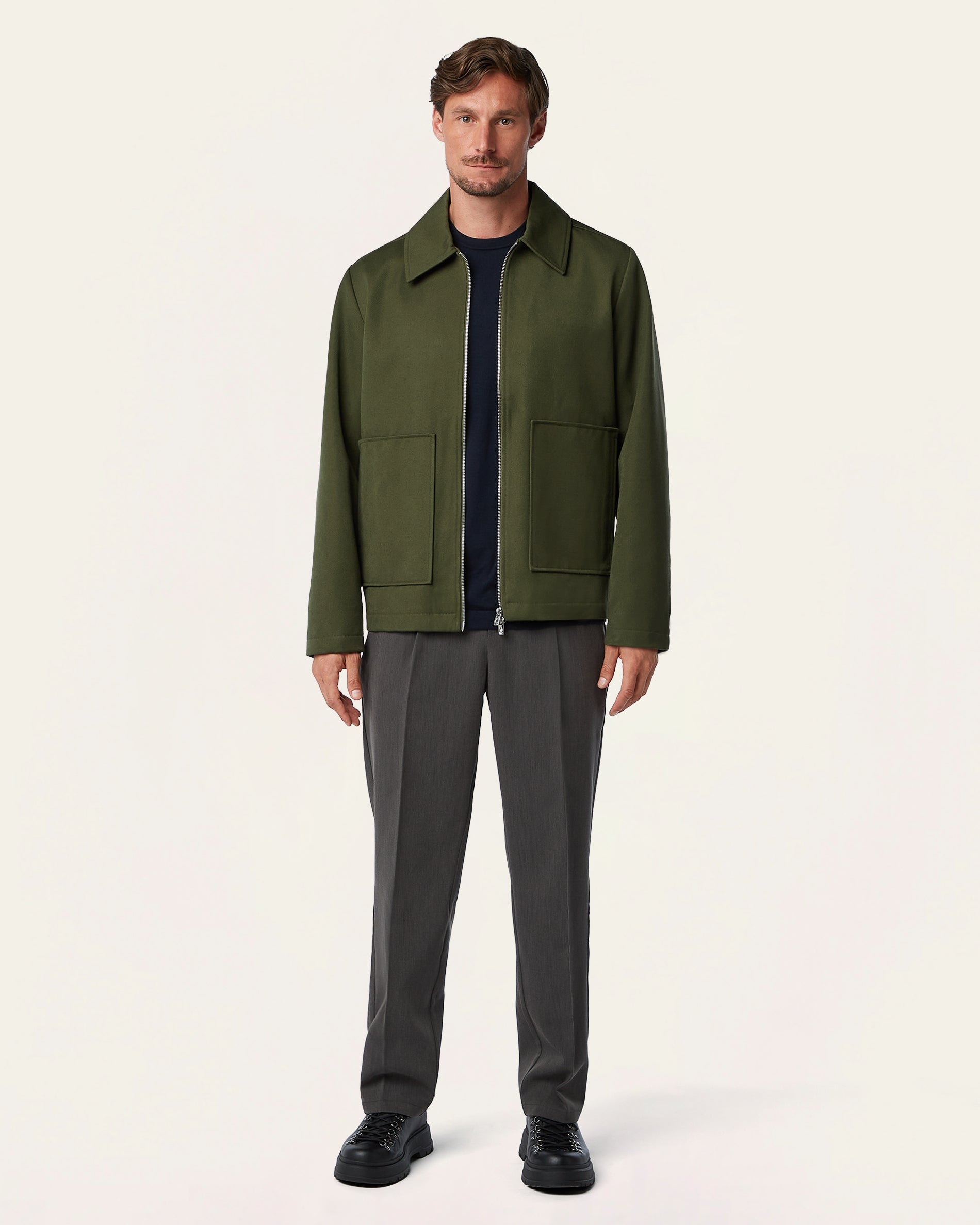 Twill Jacket Olive