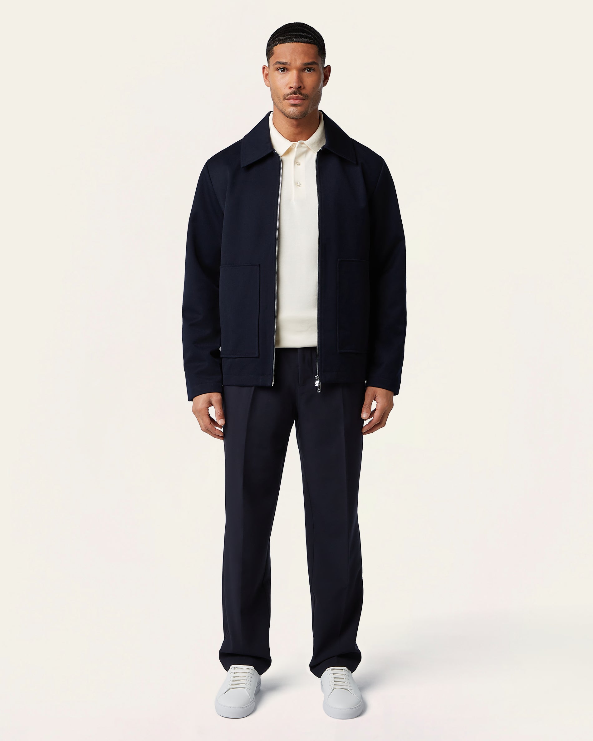 Twill Jacket Navy