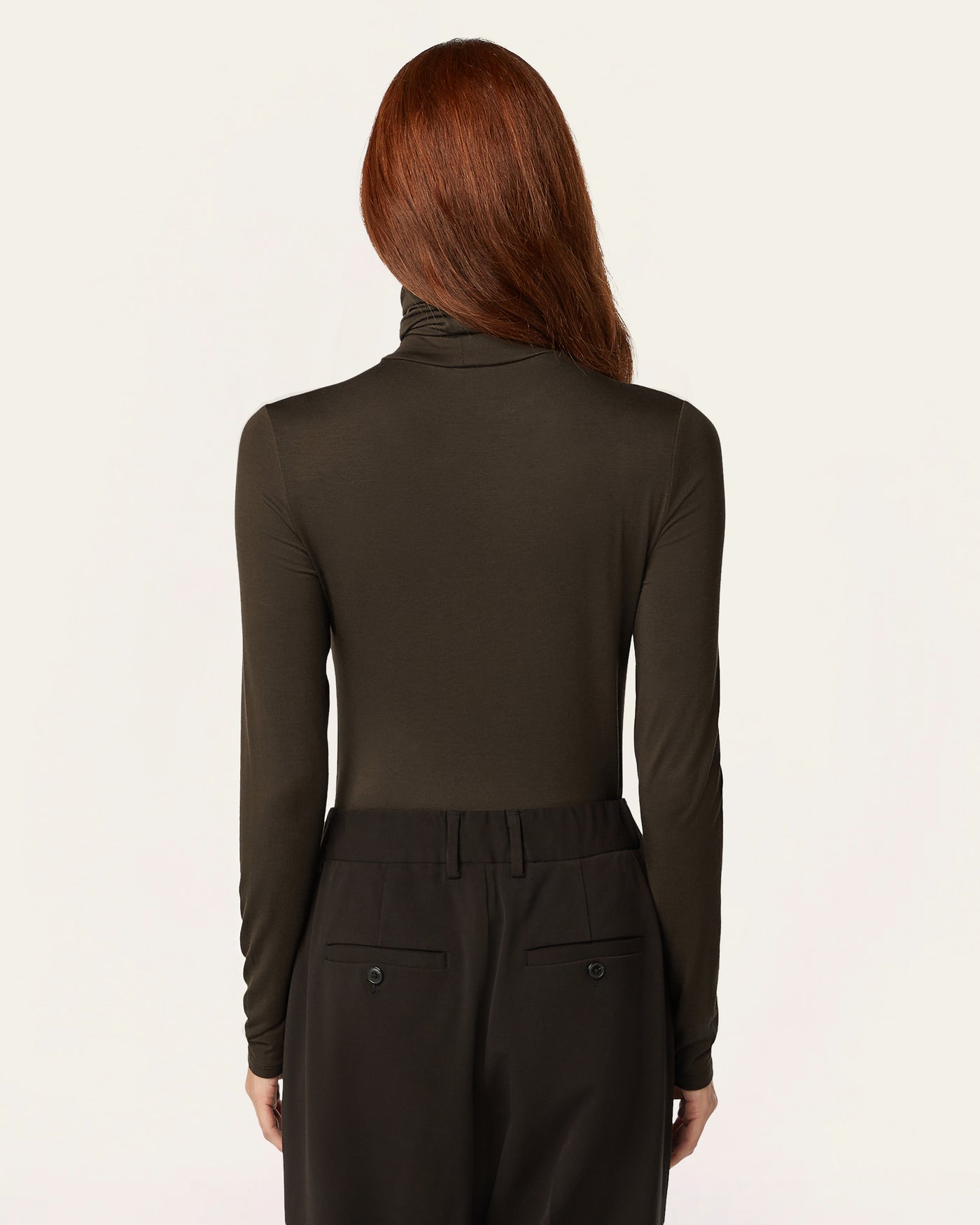 Turtleneck Knit - Dark Brown