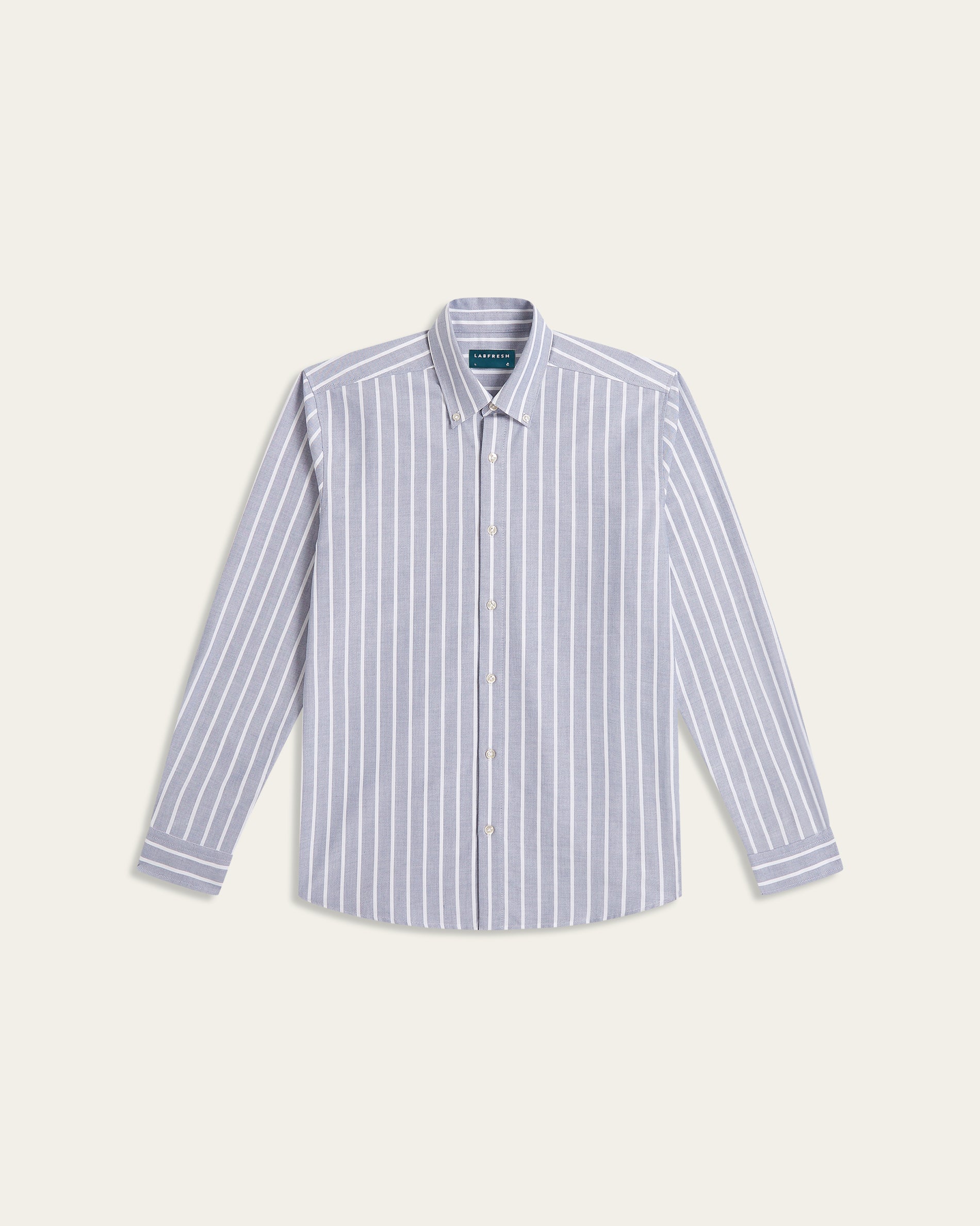 Oxford Shirt Teal / White Stripe