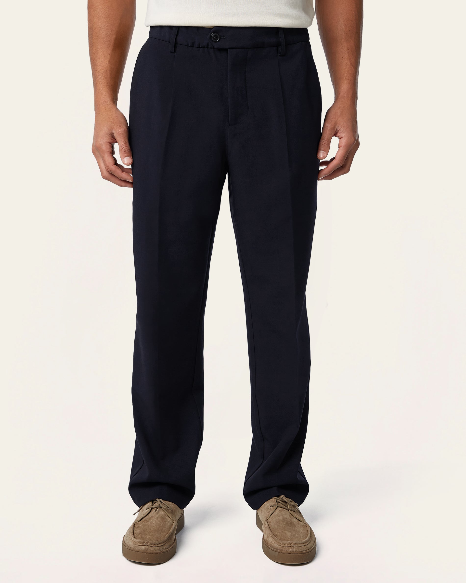 Straight Classic Pants Navy