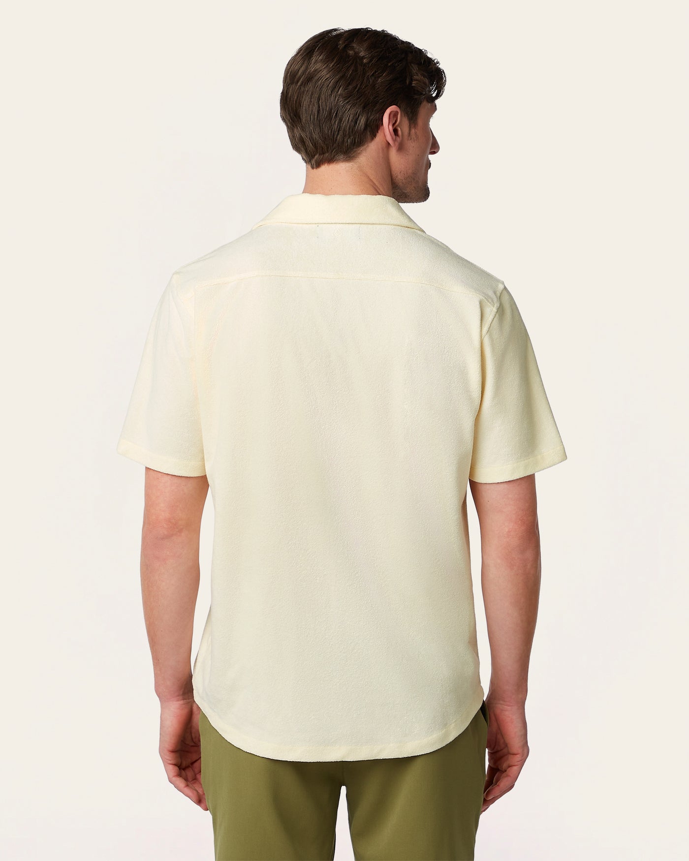 Short sleeve Terry Shirt Off White