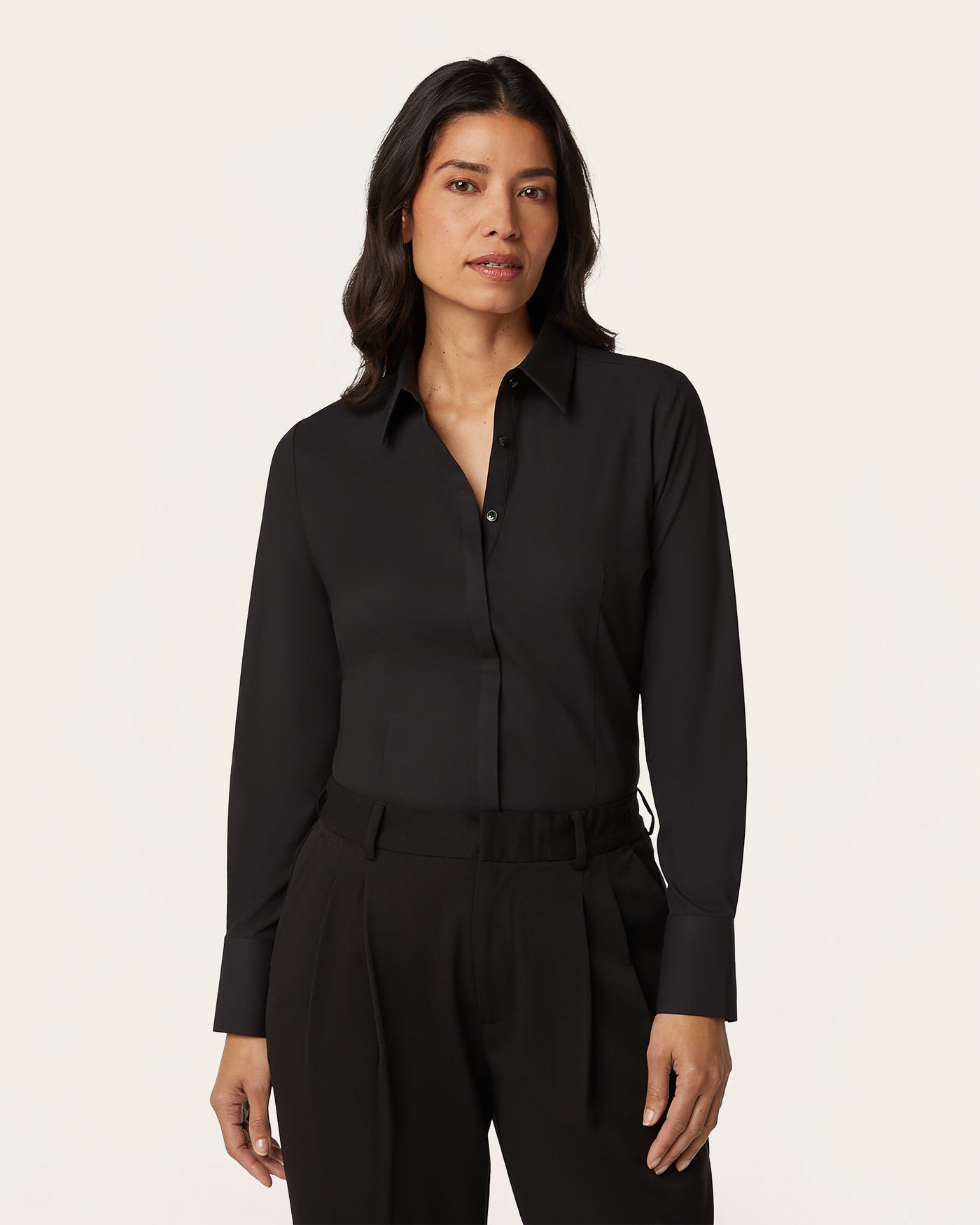 Slim fit Blouse - Black