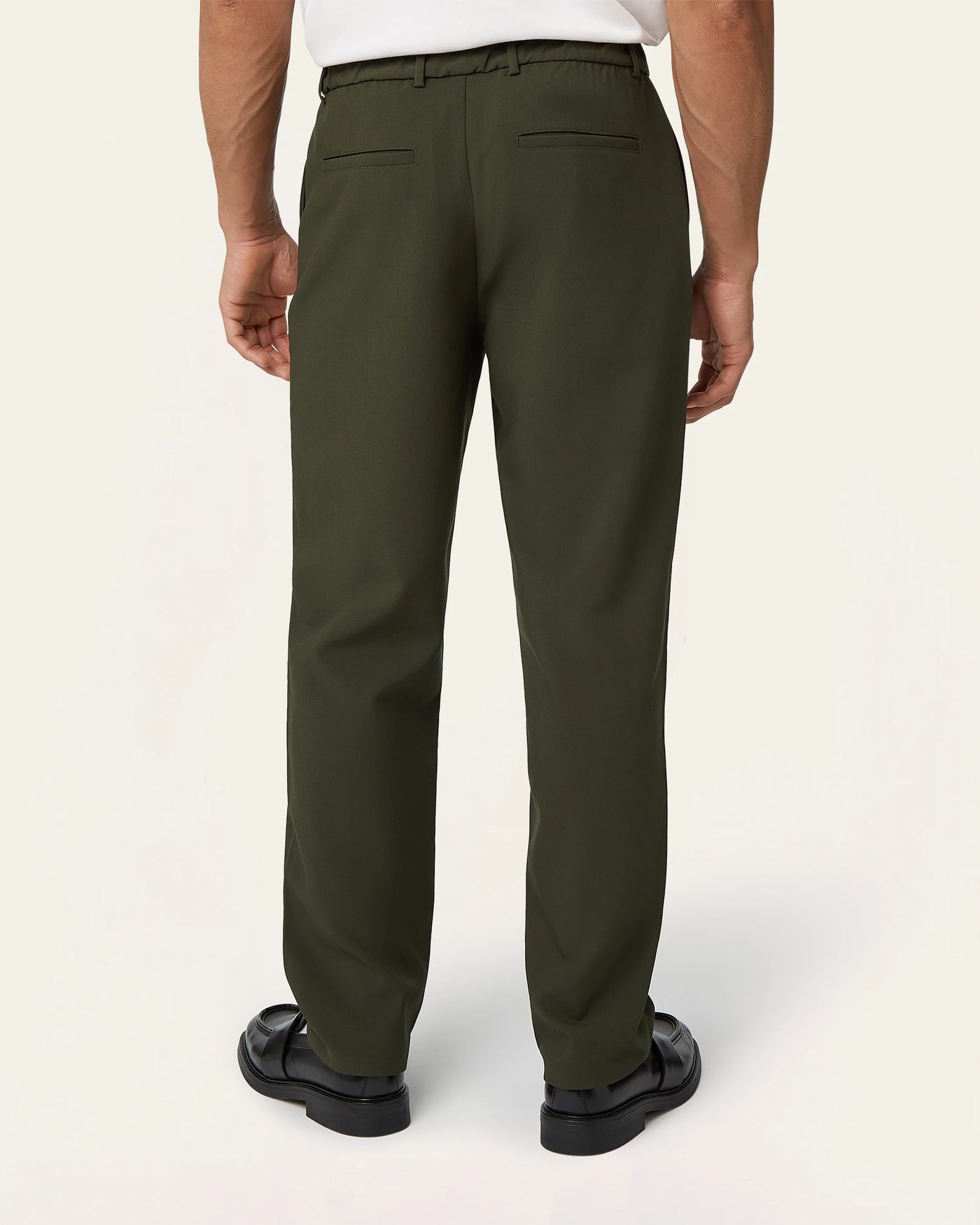 Straight Classic Pants Dark Green