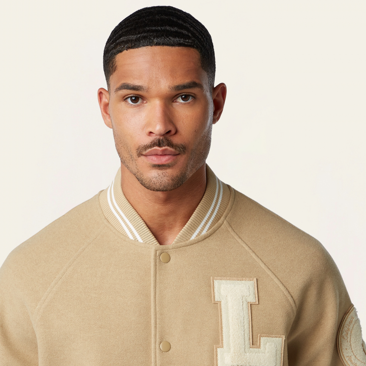 Varsity Jacket Camel