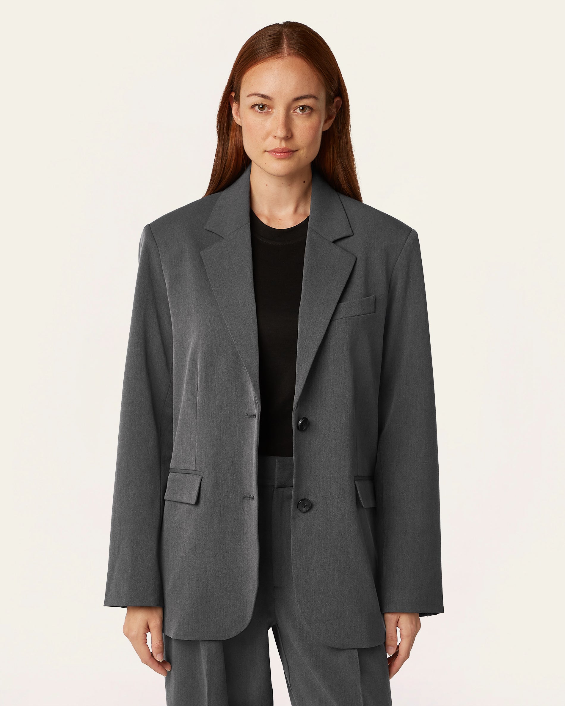 Signature Blazer - Dark Grey