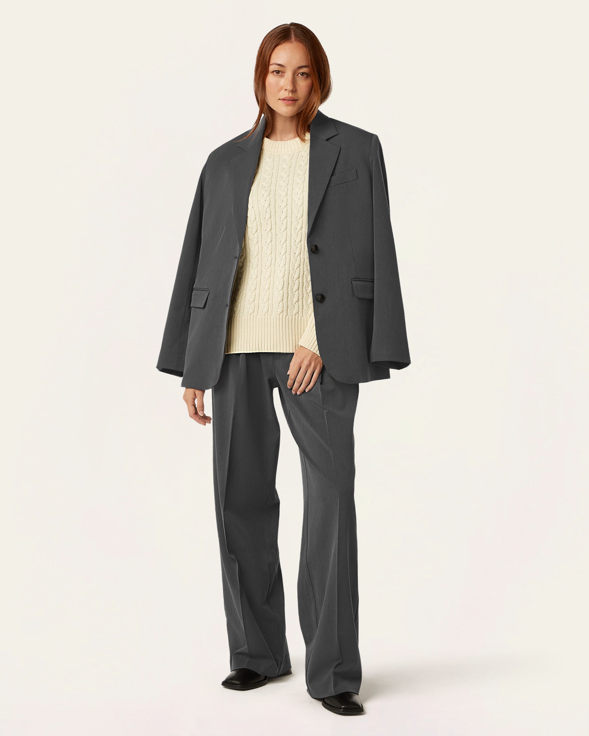 Signature Blazer - Dark Grey