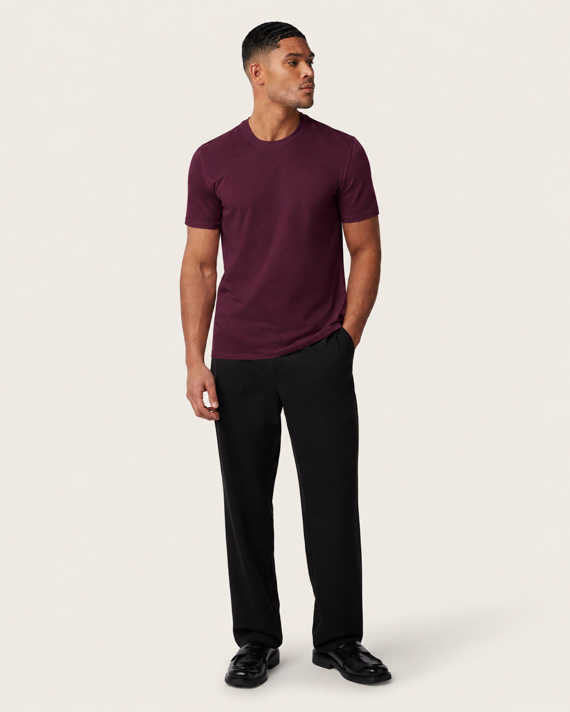 Forever T-shirt Dark Burgundy