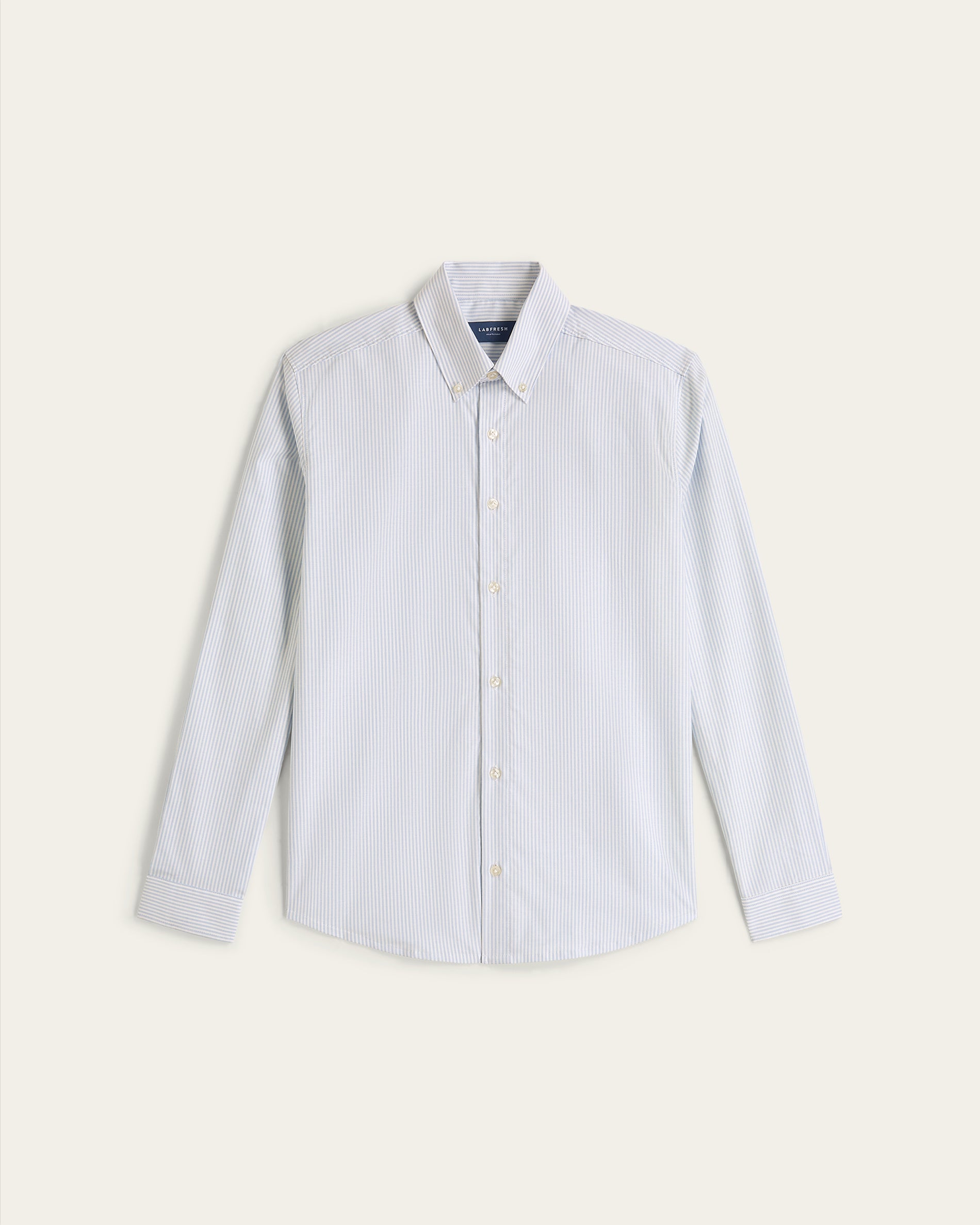 Oxford Shirt White / Blue Stripe