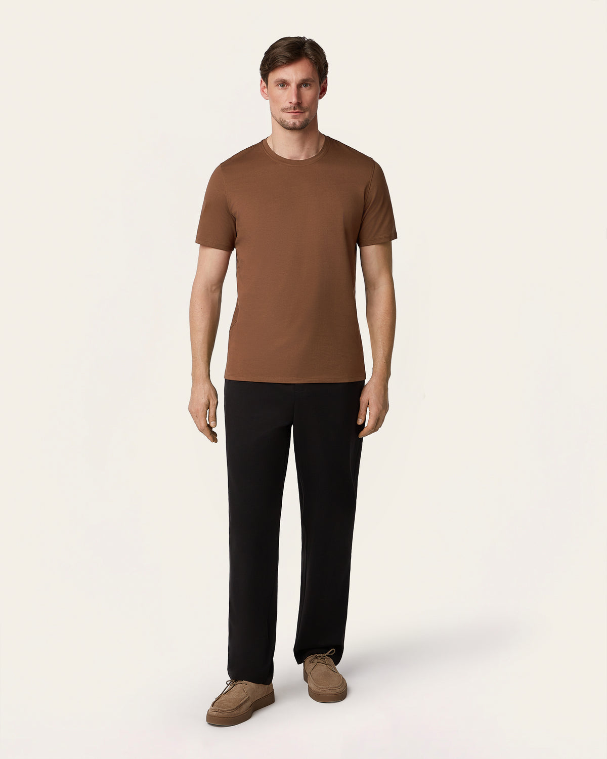 Heavy weight t-shirt Brown