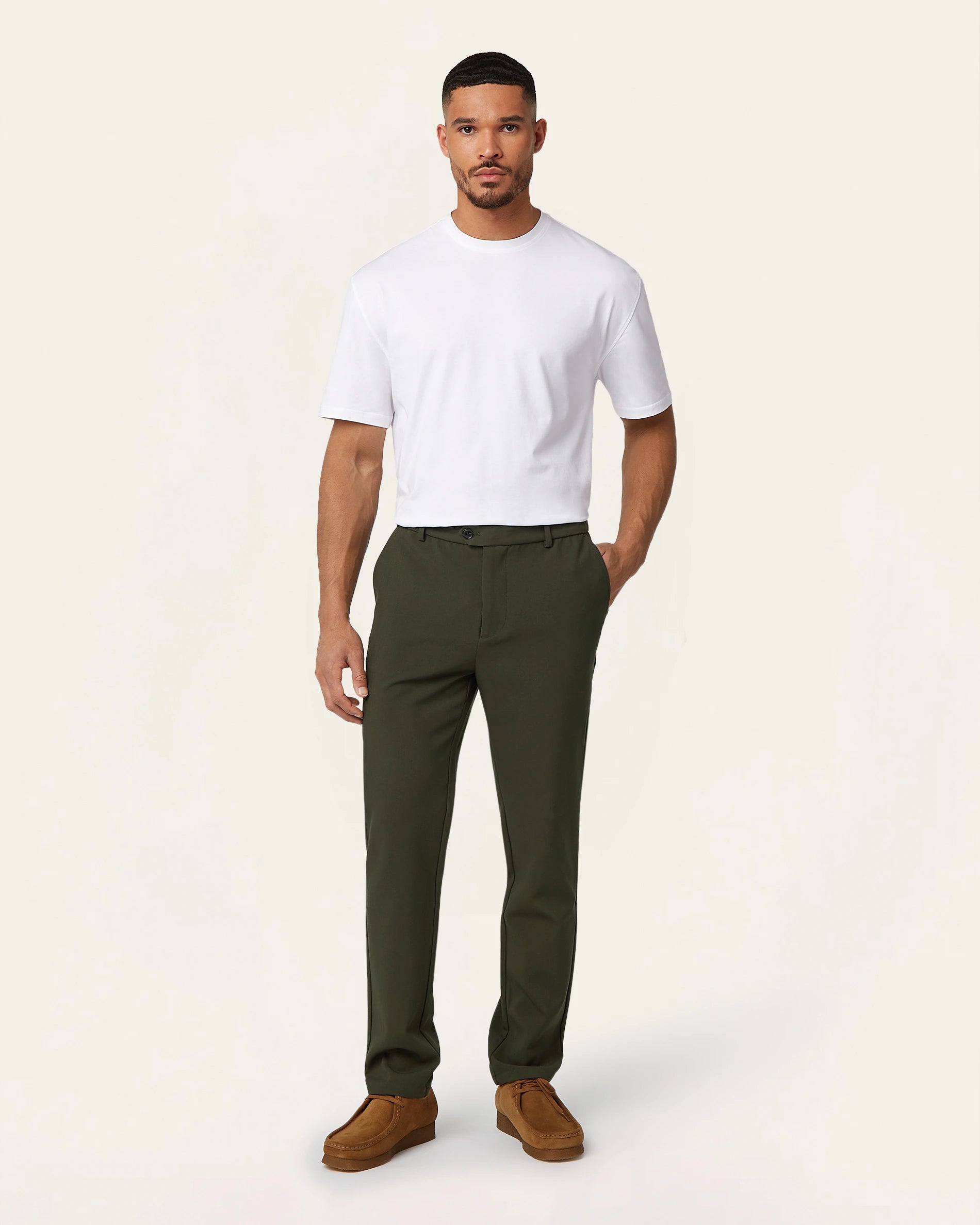 Regular Classic Pants Dark Green