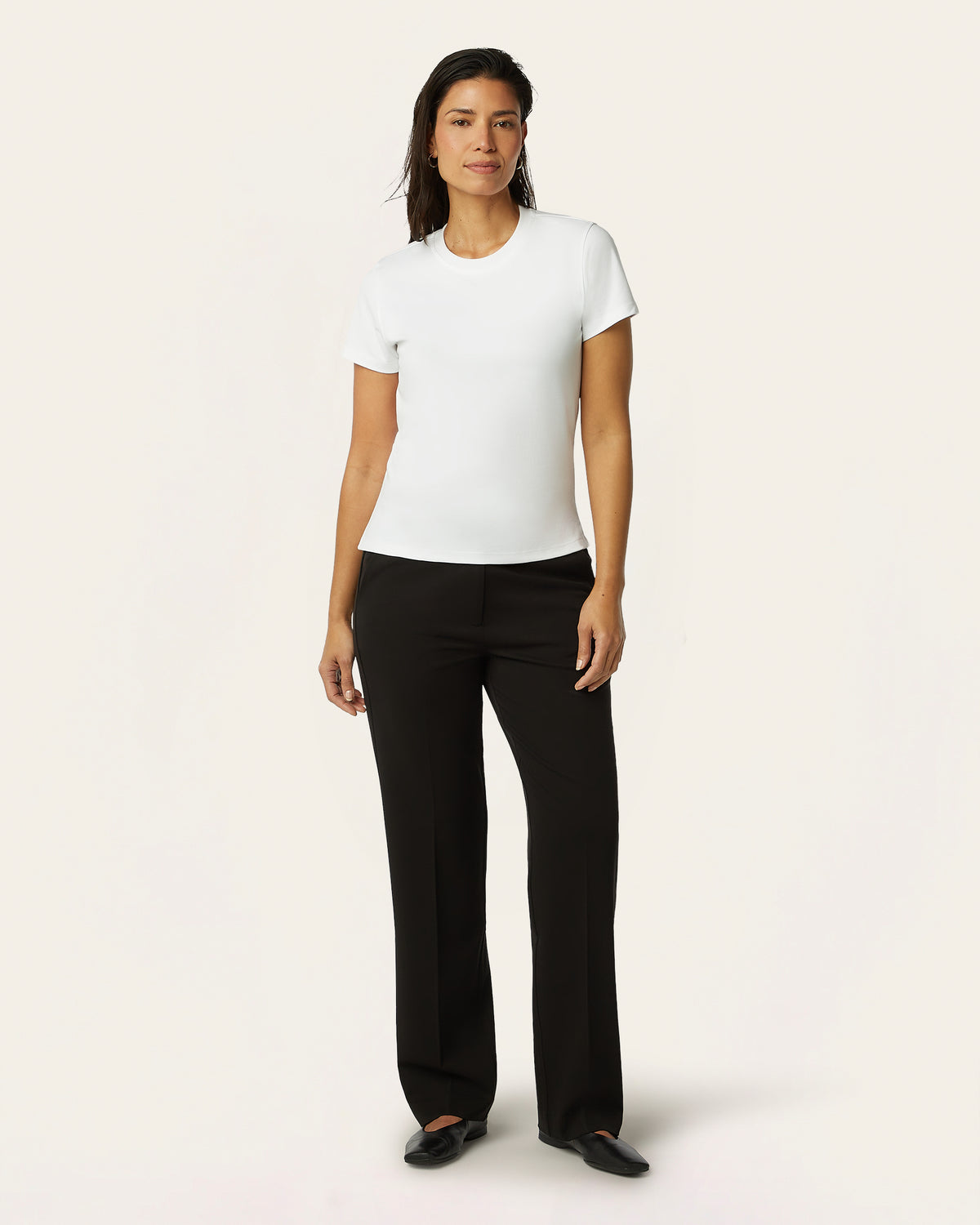 Interlock Slim T-shirt - White