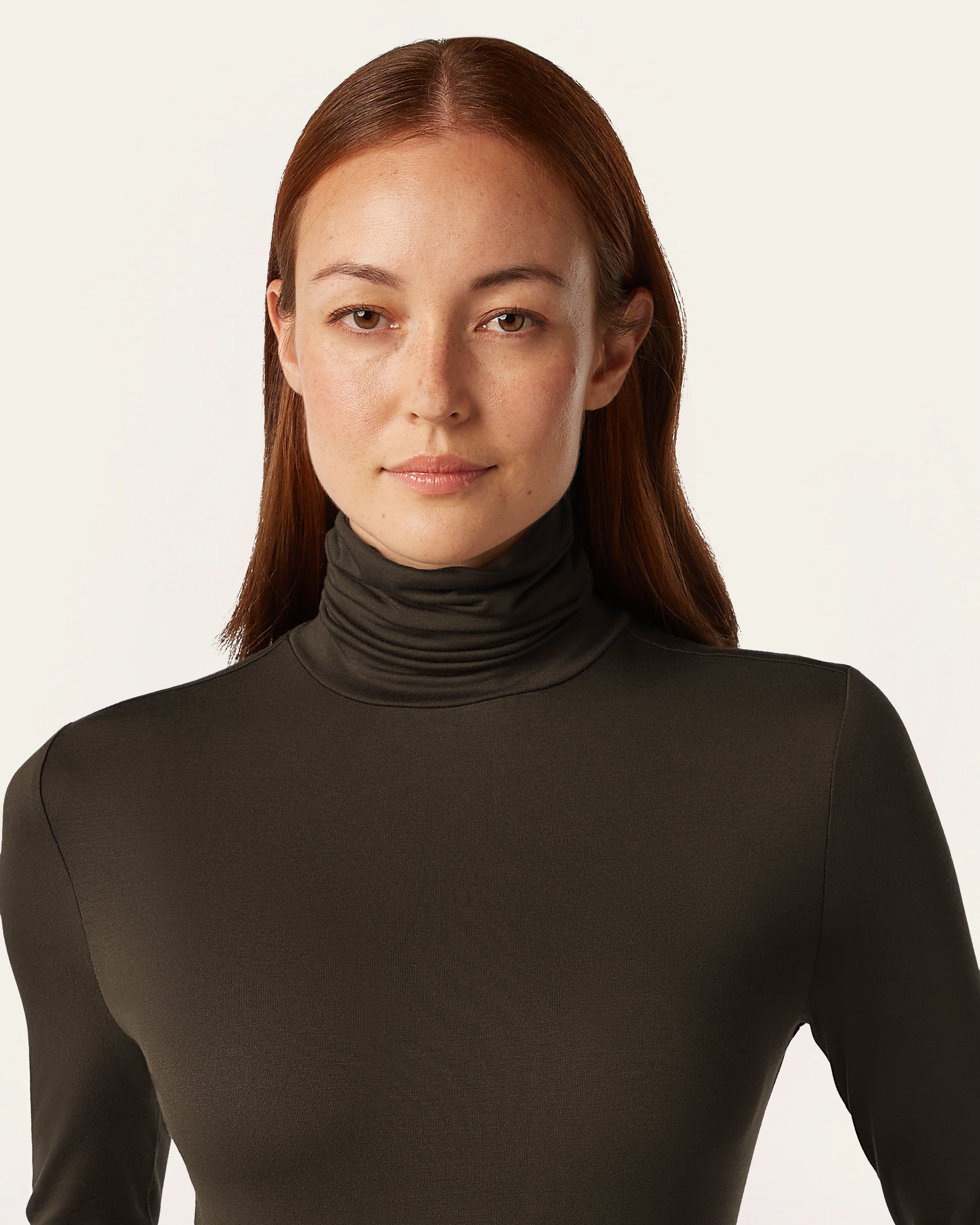 Turtleneck Knit - Dark Brown