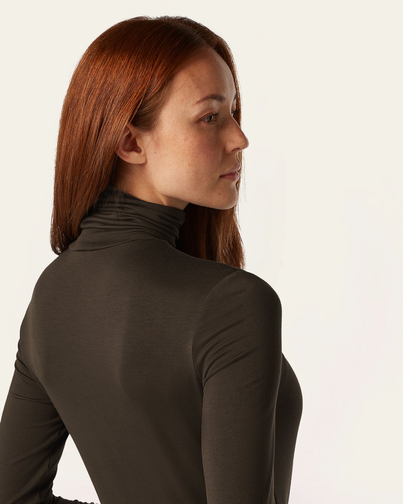 Turtleneck Knit - Dark Brown