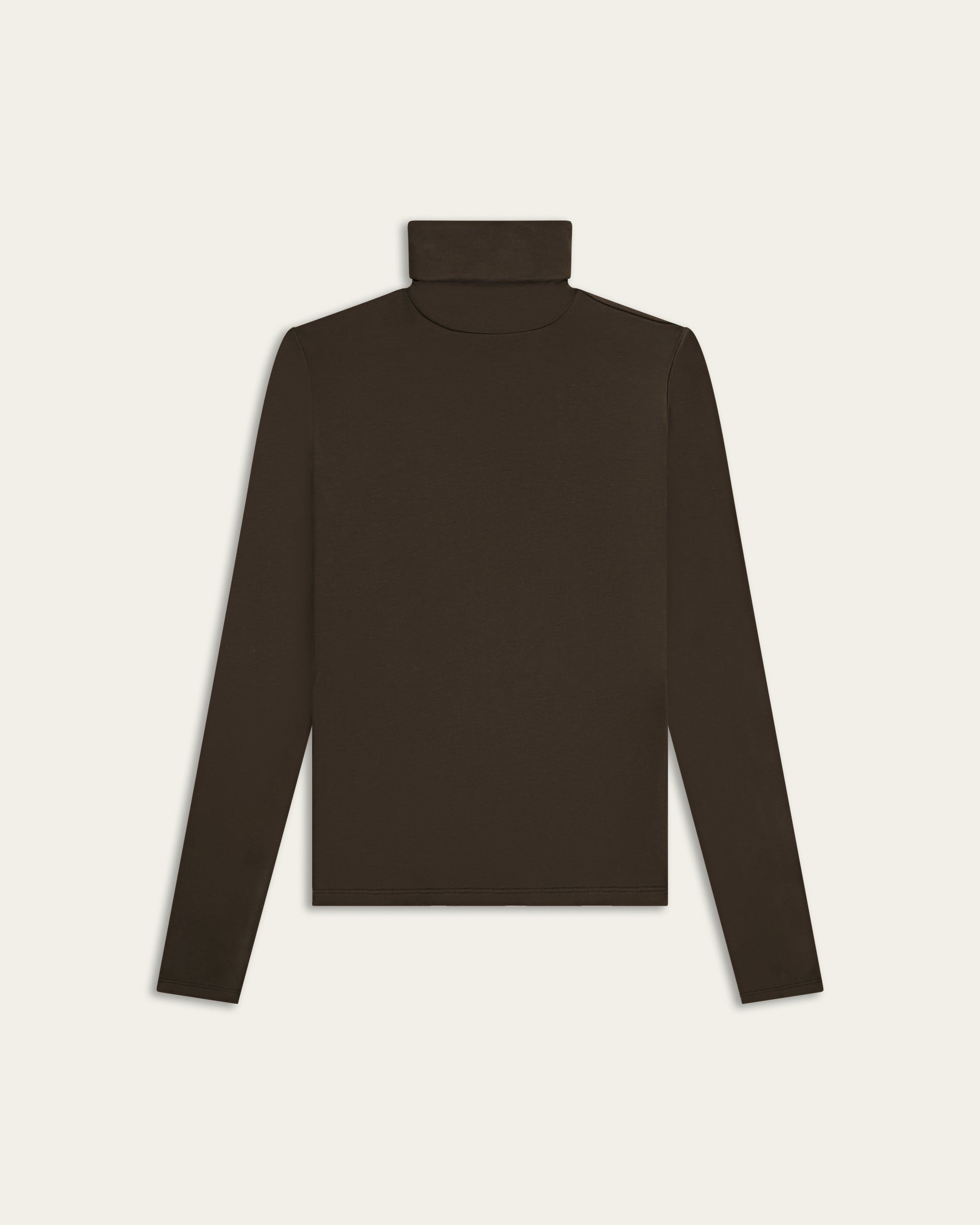 Turtleneck Knit - Dark Brown