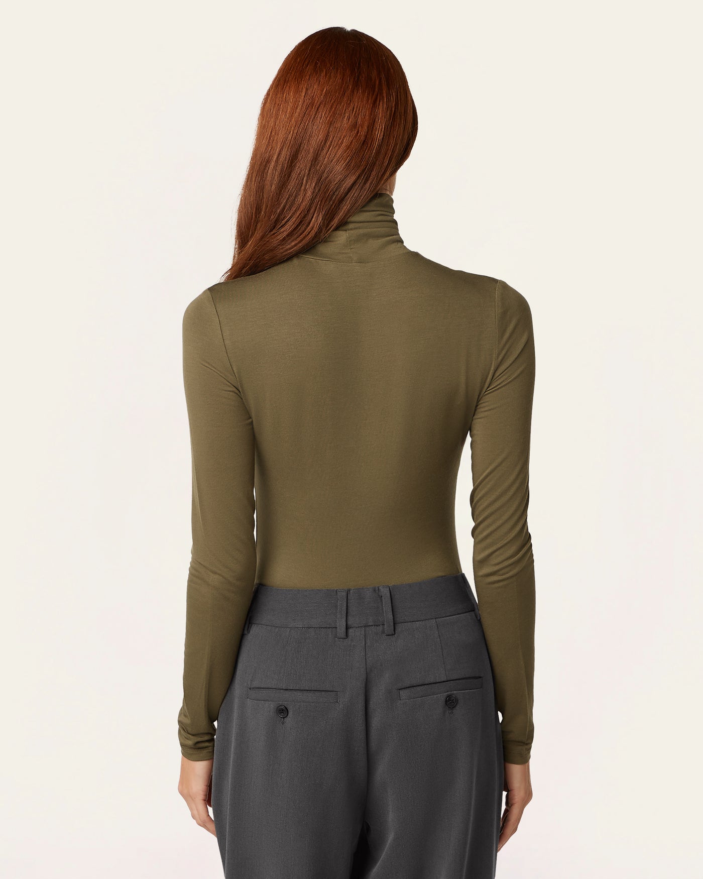 Turtleneck Knit - Dark Olive