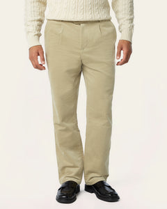 Straight Corduroy Pants Sand