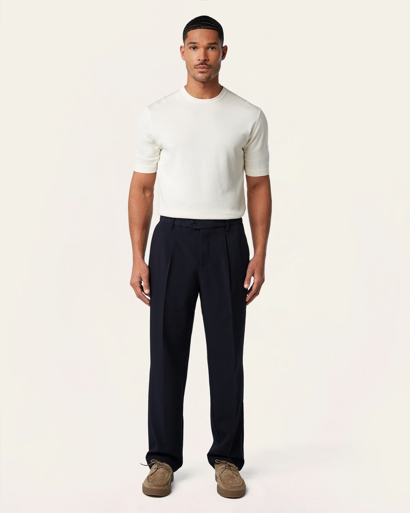 Straight Classic Pants Navy