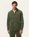 Corduroy Shirt Jacket Dark Olive